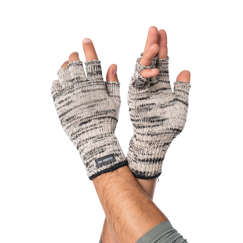 Guideline Wool Fingerless Gloves