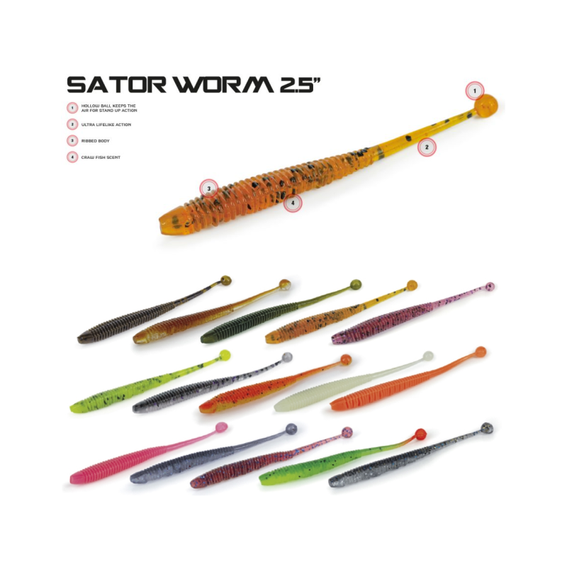Molix Sator Worm 2.5"