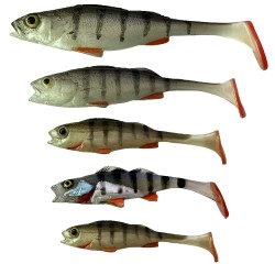 Real Minnow Perch Paddle Tail