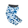 Big One UPF50+ Solar Protection Leggings "Darsa" Geometric Camo Blue