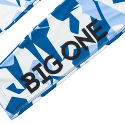 Big One UPF50+ Solar Protection Leggings "Darsa" Geometric Camo Blue