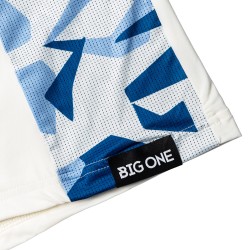 Big One Maglia Cappuccio Protezione Solare UPF50+ "Amazzonia" Geometric Camo Blue