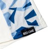 Big One Maglia Cappuccio Protezione Solare UPF50+ "Amazzonia" Geometric Camo Blue