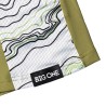 Big One UPF50+ Solar Protection Hoodie "Amazzonia" Green Bathymetric Plot