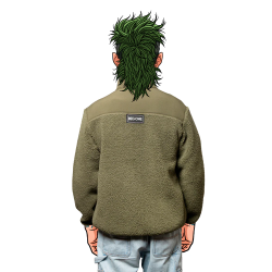 Big One Giacca Sherpa Thermo Pro Pile Verde Maggiore