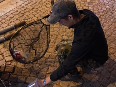 Pescatori contro il littering